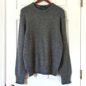 Northwest Territory 90's Vintage Classic Wool Blend Knit Crewneck Sweater Blue L